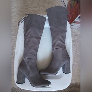 Kenneth Cole reaction corie lace grey size 8.